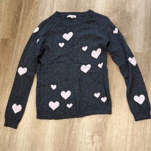 Grey Philosophy Cashmere Heart sweater